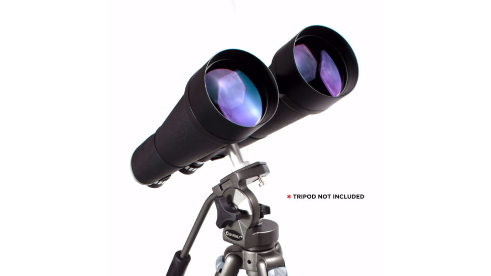 Barska WP Cosmos 25x100mm BAK-4 Prism Astronomical Binoculars w/ Premium Carrying Case, Metal, Black, Medium, AB13642