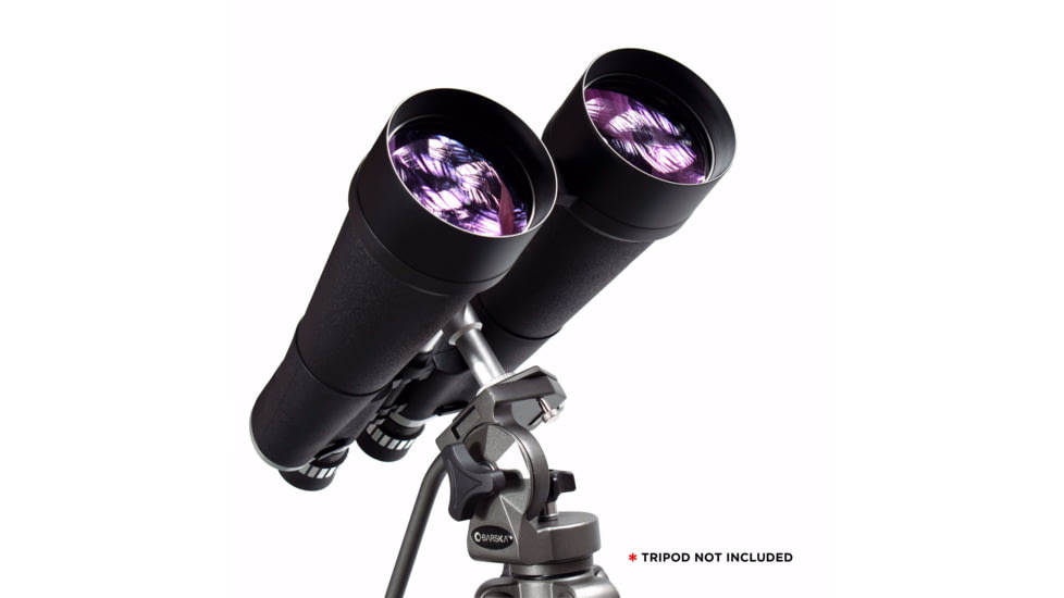 Barska WP Cosmos 25x100mm BAK-4 Prism Astronomical Binoculars w/ Premium Carrying Case, Metal, Black, Medium, AB13642