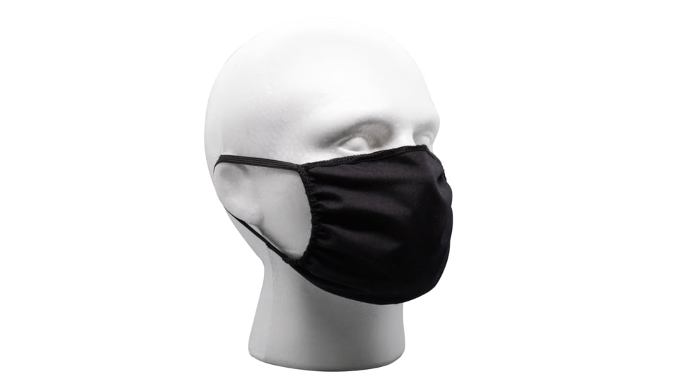 Bartact 50 Woven Cotton Face Masks, Black, Onesize, FM-OT-B-50