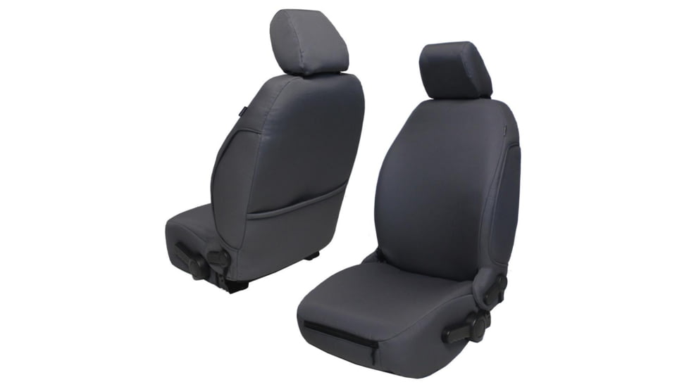 Bartact Jeep JKU Seat Covers Rear Split Bench 2013-2017 Wrangler JKU Baseline Performance, Graphite, JKBC2013R4G