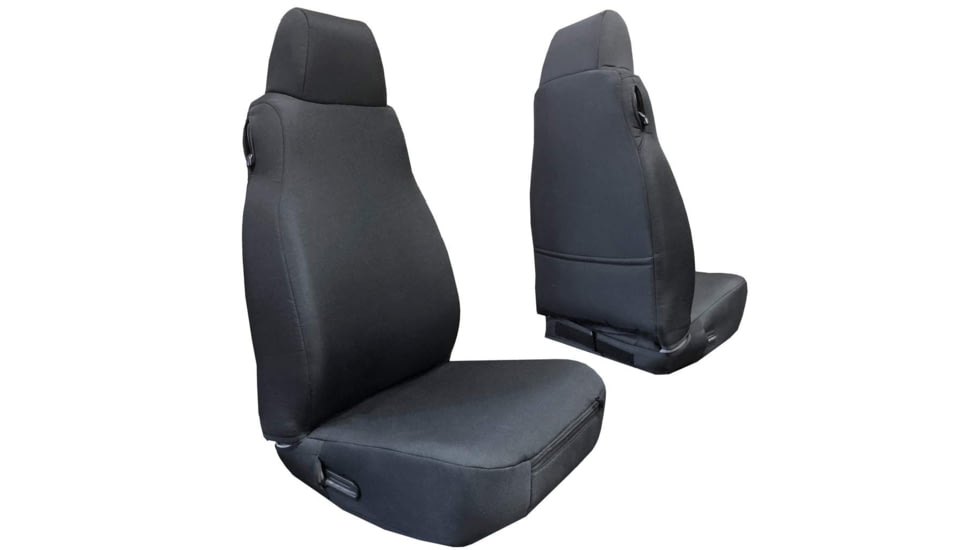 Bartact Jeep TJ Seat Covers Rear Bench 2003-2006 Wrangler TJ Baseline Performance, Graphite, TJBC0306RBG