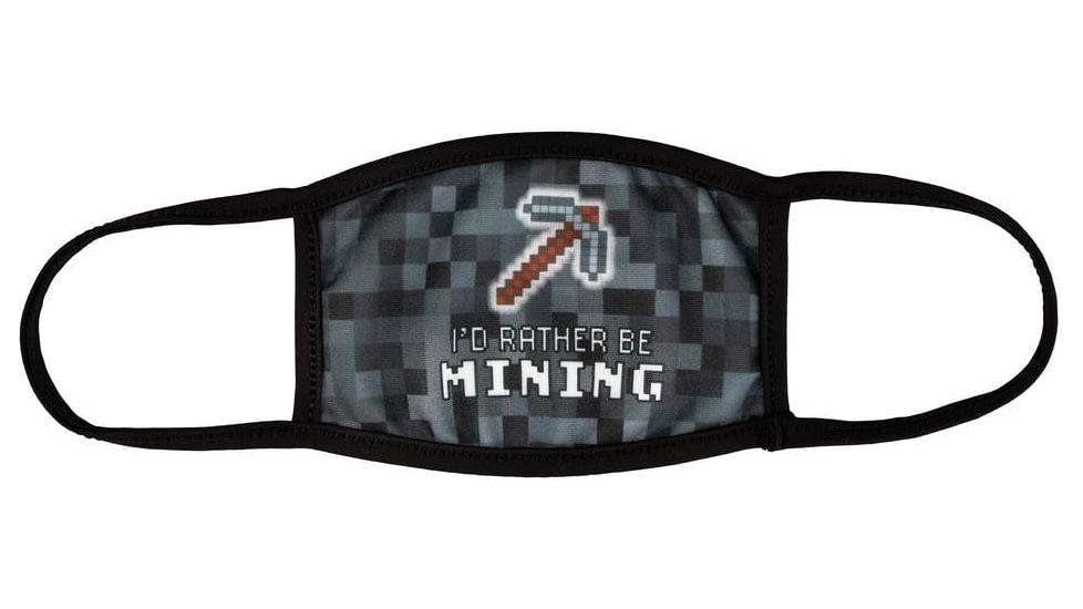 Bartact Kids Reversible 2 Ply Polyester Reusable Washable Face Mask Cover w/ Filter Slot, Small, Minecraft Creeper, FMMNCRFT