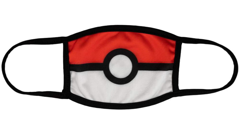 Bartact Kids Reversible 2 Ply Polyester Reusable Washable Face Mask Cover w/ Filter Slot, Small, Pokemon Pikachu, FMPOKEMN