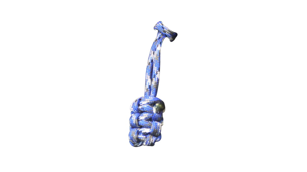 Bartact Paracord Zipper Pull w/ Key Ring, Set of 5, Blue Camo, XXPZ5X