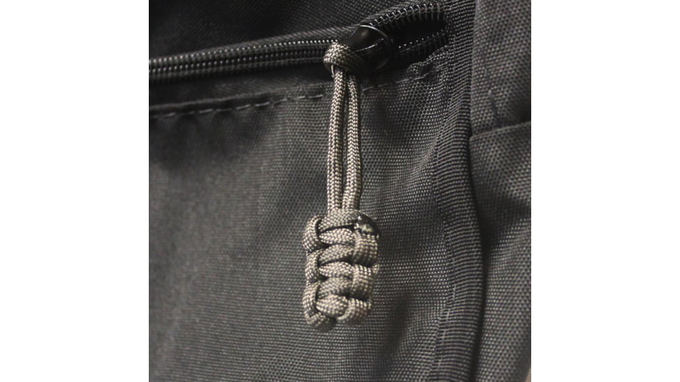 Bartact Paracord Zipper Pull w/ Key Ring, Set of 5, Graphite, XXPZ5G
