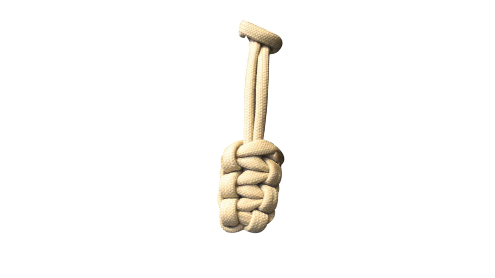 Bartact Paracord Zipper Pull w/ Key Ring, Set of 5, Khaki, XXPZ5K