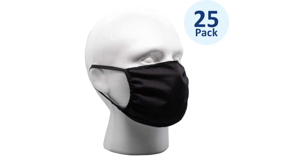 Bartact Woven Cotton Face Masks, 25 pack, One Size, FM-OT-B25
