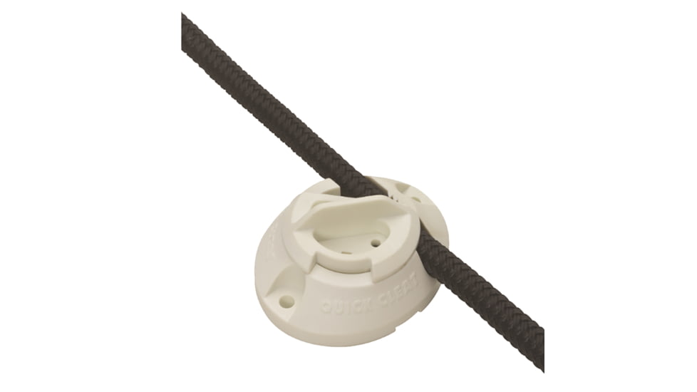 Barton Marine Cleat - 5/16in, White, 60031