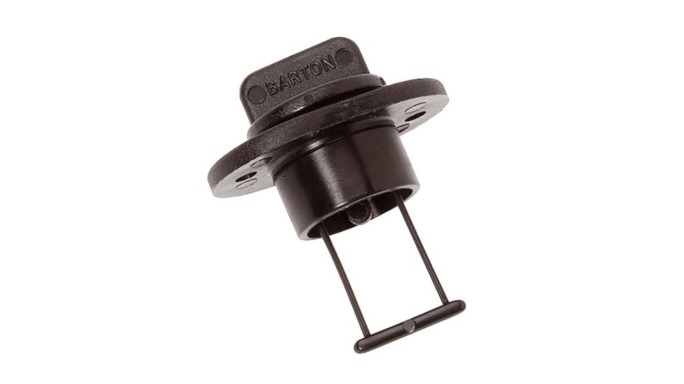 Barton Marine Drain Plug and Socket - 15mm .60" Bore - Black 66518