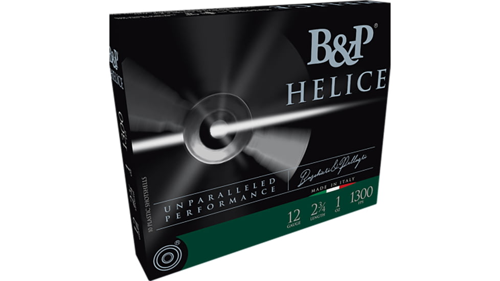 Baschieri &amp; Pellagri Helice 12 Gauge 1 oz 2.75in Shotgun Ammo, #8, 10 Rounds, 12B1FE75
