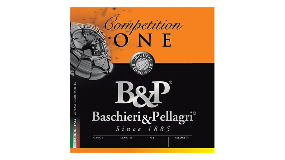 Baschieri &amp; Pellagri Competition One Steel Shotshells- 12 ga. 2-3/4 In 1 oz Size 8 1375fps 25/ct, CA7T01COA052