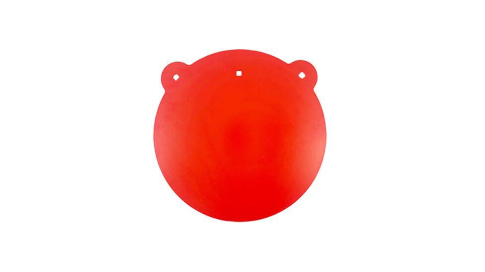 Bash Target Supply Steel AR-500 Target Gong Round 18 in, 5/16 in Thick, Powder Coated Red