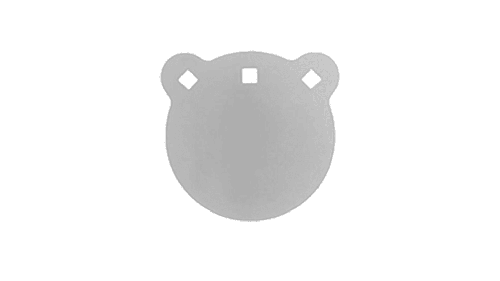 Bash Target Supply Bash Target Ar550 Gong Target Round 6-1/2 Thick
