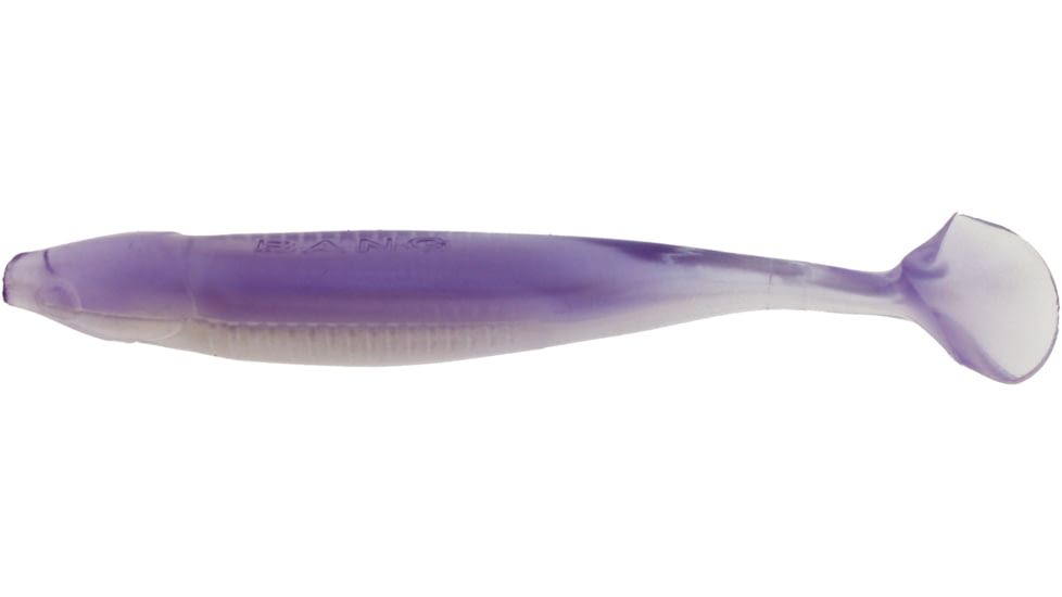 Bass Assassin Bang Lures Die Dapper Swimbait, 3.5in, 10 per Pack, Albino Shad, 3.5, DDA78330