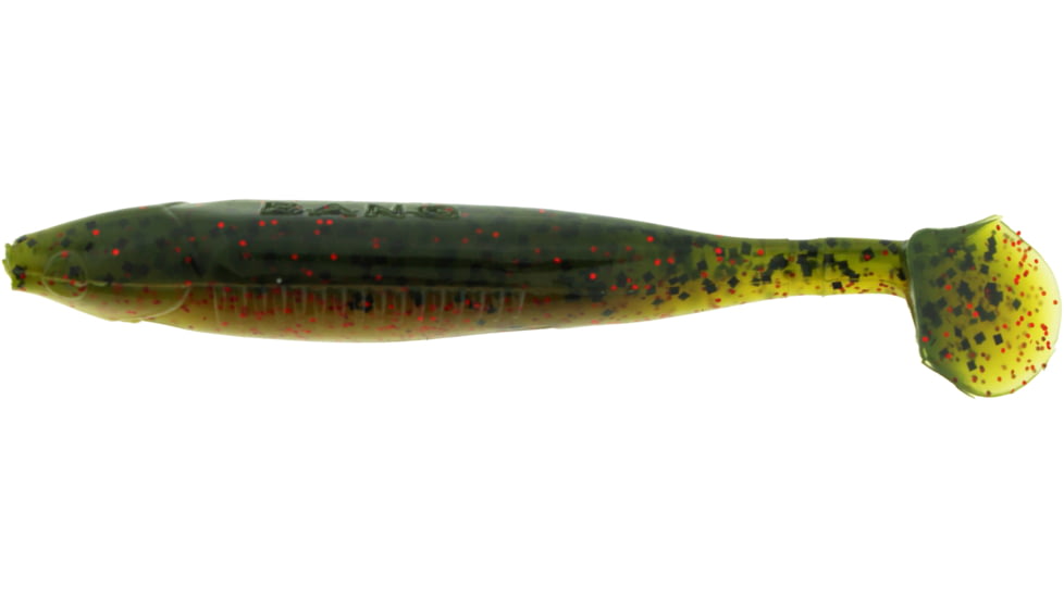 Bass Assassin Bang Lures Die Dapper Swimbait, 3.5in, 10 per Pack, Trickster, 3.5, DDA78468