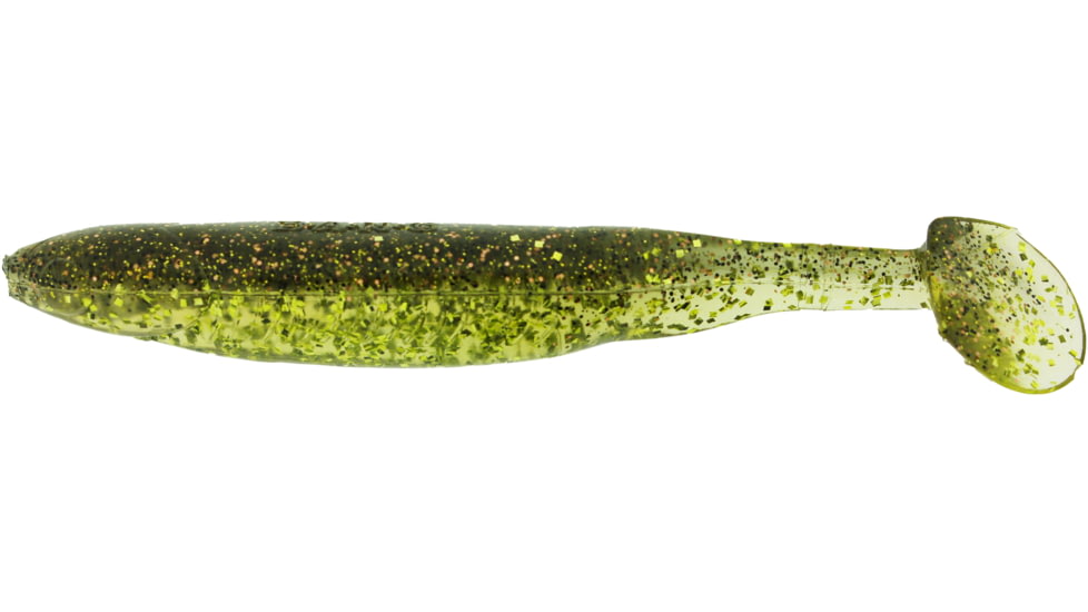 Bass Assassin Bang Lures Die Dapper Swimbait, 5in, 10 per Pack, Mississippi Hippie, 5, DDA41352