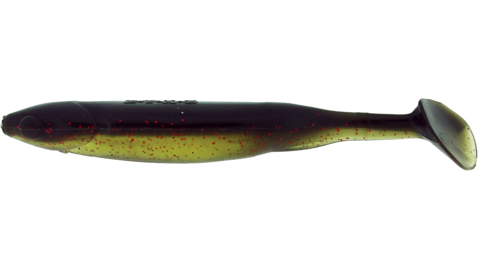 Bass Assassin Bang Lures Die Dapper Swimbait, 5in, 10 per Pack, Watermelon Slice, 5, DDA41591