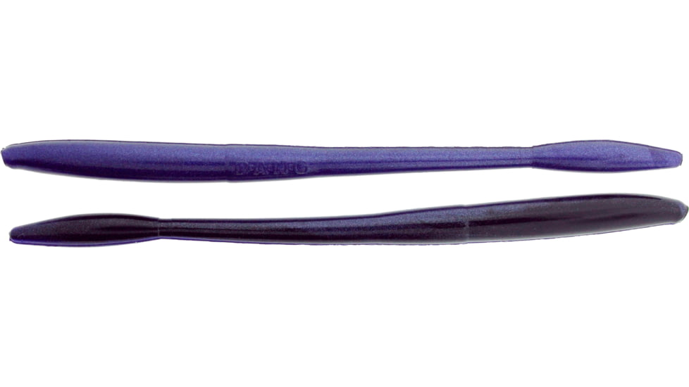 Bass Assassin BANG Lures Tapout, 6in, 12 per Pack, Black Grape Shad, 6, TO59302