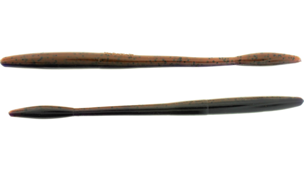 Bass Assassin BANG Lures Tapout, 6in, 12 per Pack, Peanut Butter &amp; Jelly, 6, TO59491