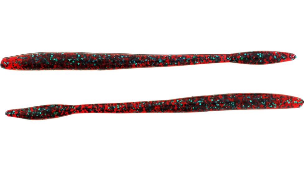 Bass Assassin BANG Lures Tapout, 6in, 12 per Pack, Redbug, 6, TO59451