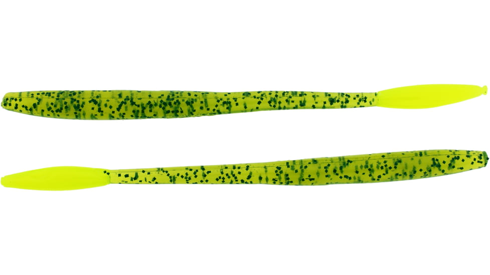 Bass Assassin BANG Lures Tapout, 6in, 12 per Pack, Watermelon Seed/Chart. Tail, 6, TO59268