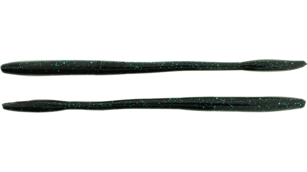 Bass Assassin BANG Lures Tapout, 7.5in, 12 per Pack, Black Emerald, 7.5, TO64400