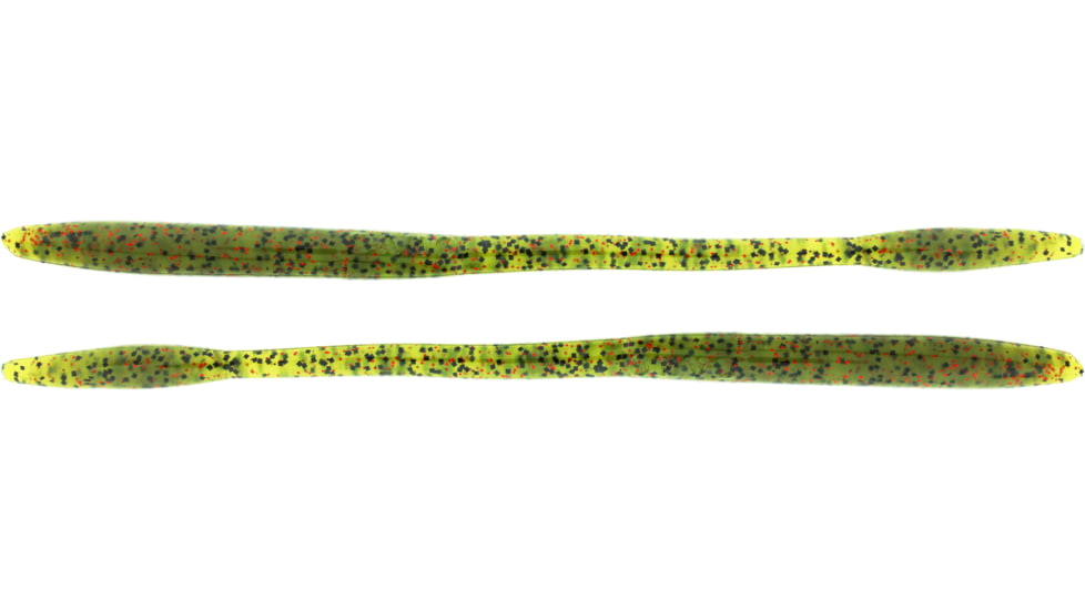 Bass Assassin BANG Lures Tapout, 7.5in, 12 per Pack, Watermelon/Red Glitter, 7.5, TO64410