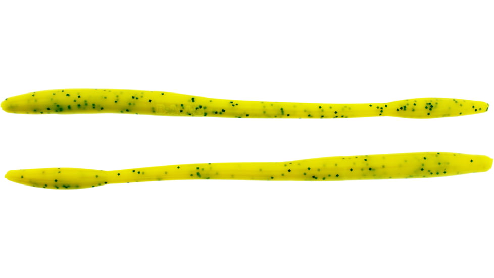 Bass Assassin BANG Lures Tapout, 7.5in, 12 per Pack, Yellow/Black Glitter, 7.5, TO64455