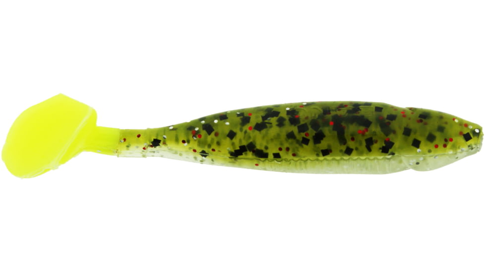 Bass Assassin Crappie Dapper Swimbait, 2in, 10 per Pack, Chicken On a Chain, 2, DDA48214