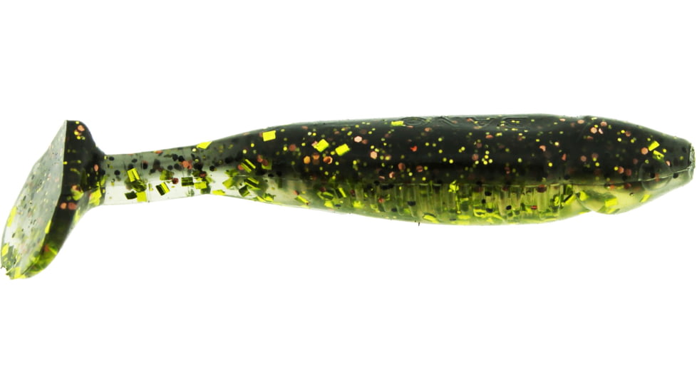 Bass Assassin Crappie Dapper Swimbait, 2in, 10 per Pack, Mississippi Hippie, 2, DDA48352