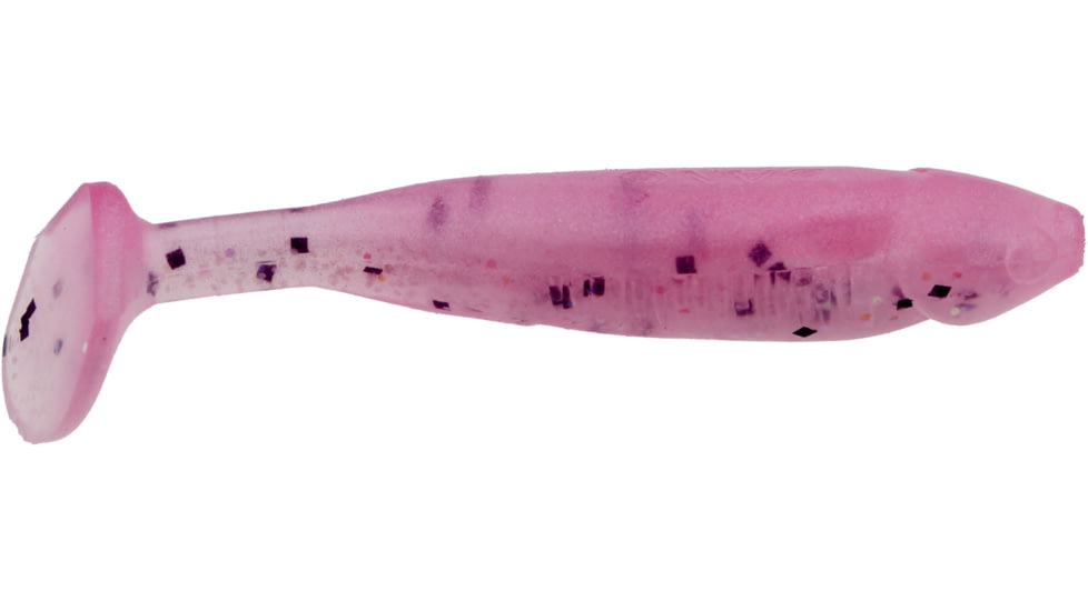 Bass Assassin Crappie Dapper Swimbait, 2in, 10 per Pack, Pink Ghost, 2, DDA48476
