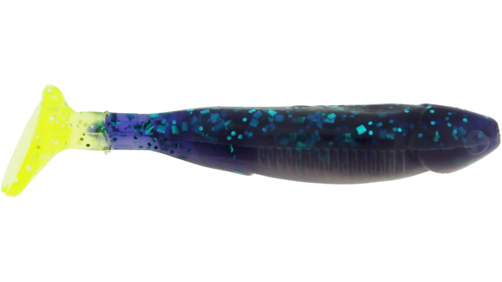 Bass Assassin Crappie Dapper Swimbait, 2in, 10 per Pack, Popsicle, 2, DDA48219