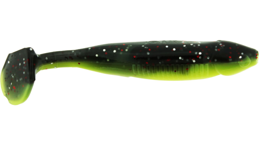 Bass Assassin Crappie Dapper Swimbait, 2in, 10 per Pack, Texas Avocado, 2, DDA48218