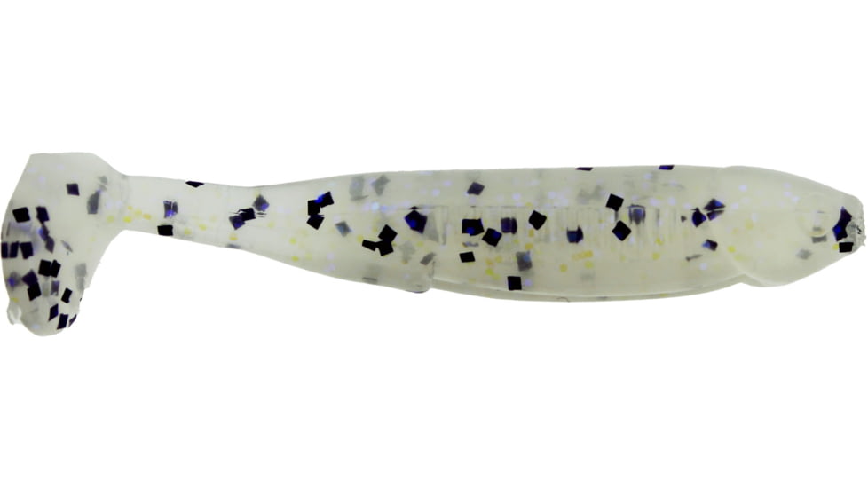 Bass Assassin Crappie Dapper Swimbait, 2in, 10 per Pack, Violet Moon, 2, DDA48433