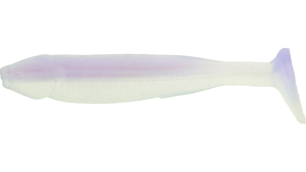 Bass Assassin Crappie Dapper Torpedo Shad Tail Swimbaits, 10, 2in, Albino Torpedo Shad, DDA48330