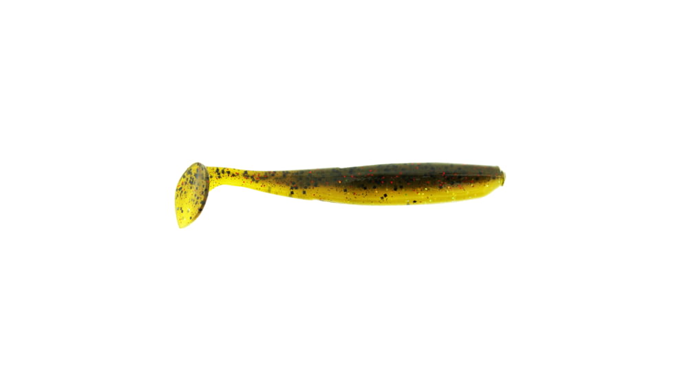 Bass Assassin Elite Shiner Soft Bait, 8, 4in, Chico's Red Ear, ES95540