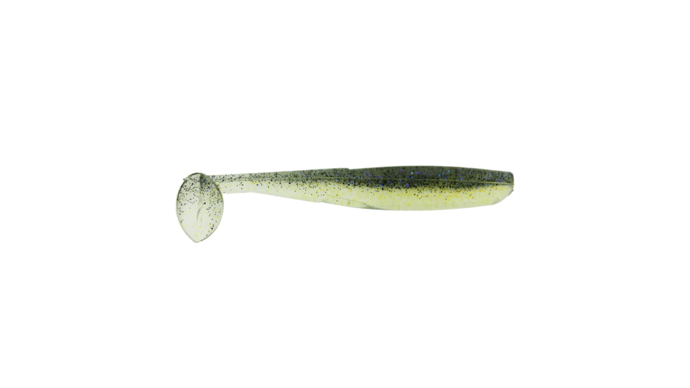 Bass Assassin Elite Shiner Shad Tail Swimbaits, 8, 4in, Electric Shad, ESSW51449