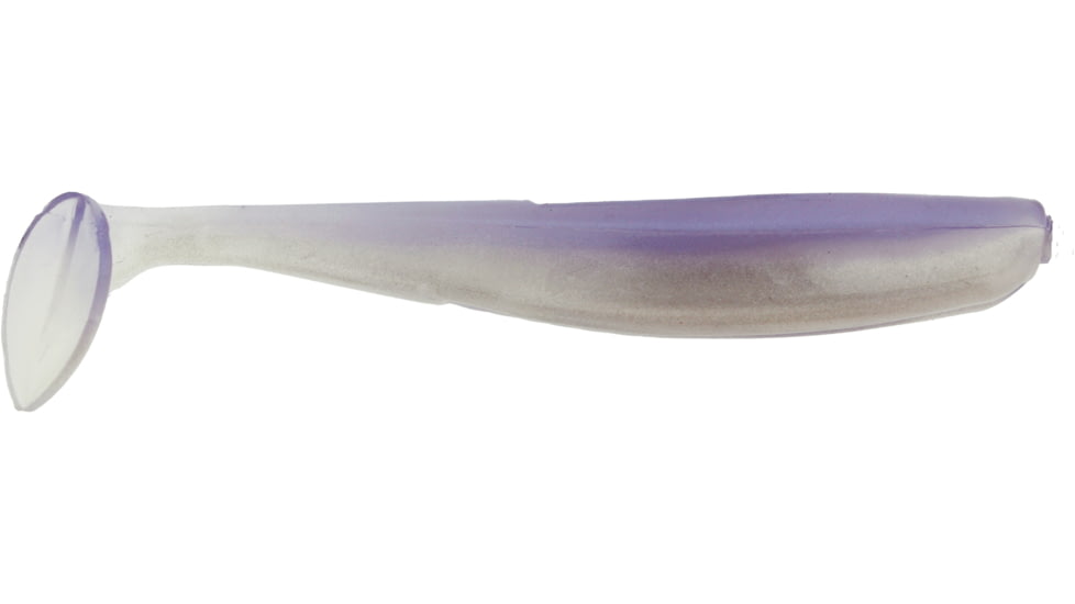 Bass Assassin Lures Elite Shiner, 4in, 8 per Pack, Albino Shad, 4, ES95330