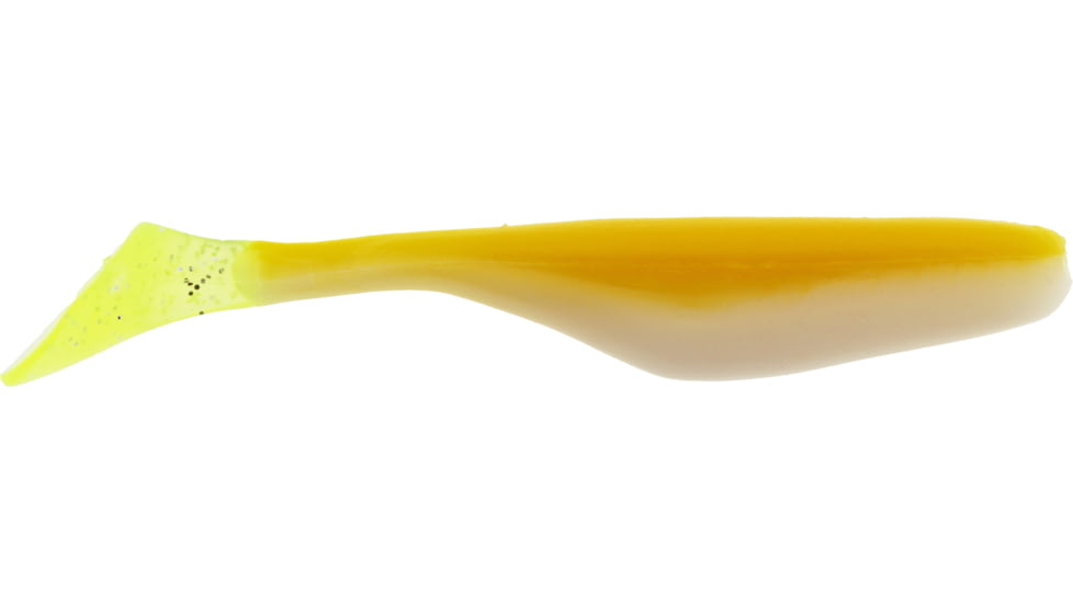 Bass Assassin Lures Turbo Shad Swimbait, 4in, 10 per Pack, Acid Rain, 4, TSA30260
