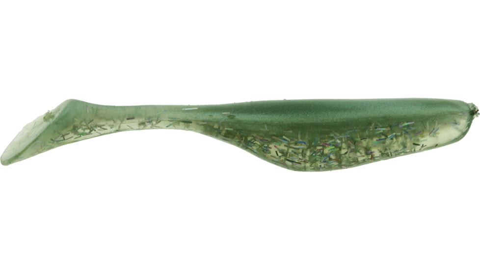 Bass Assassin Lures Turbo Shad Swimbait, 4in, 10 per Pack, Cajun Croaker, 4, TSA30303