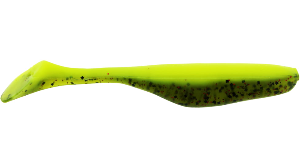 Bass Assassin Lures Turbo Shad Swimbait, 4in, 10 per Pack, Calcasieu Brew, 4, TSA30326