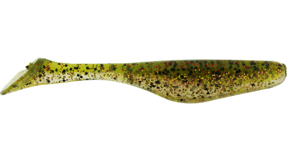 Bass Assassin Lures Turbo Shad Swimbait, 4in, 10 per Pack, Houdini, 4, TSA30394