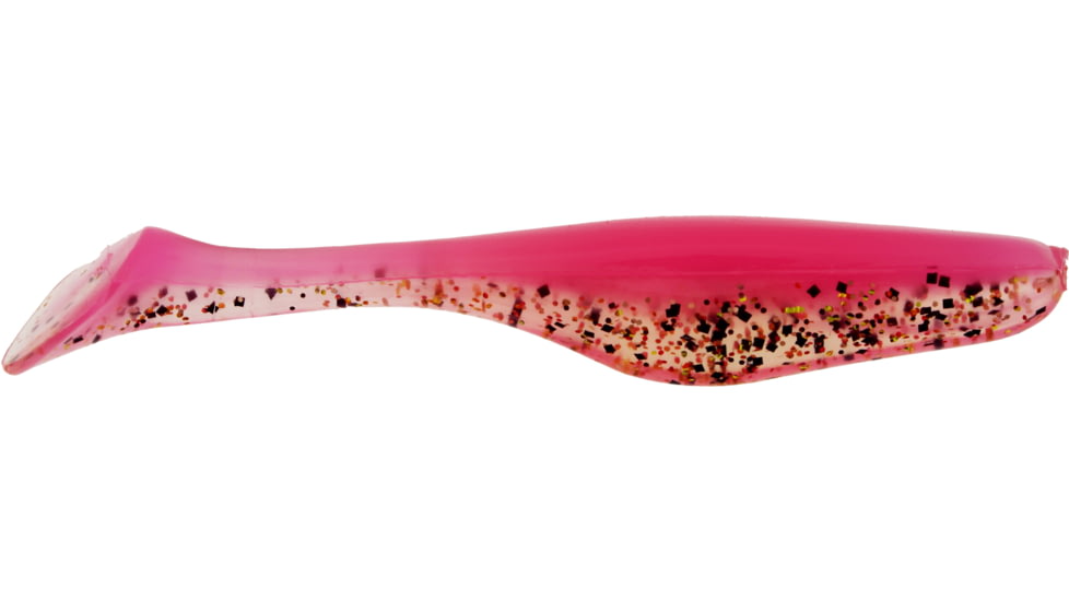 Bass Assassin Lures Turbo Shad Swimbait, 4in, 10 per Pack, Neon Mercury, 4, TSA30308