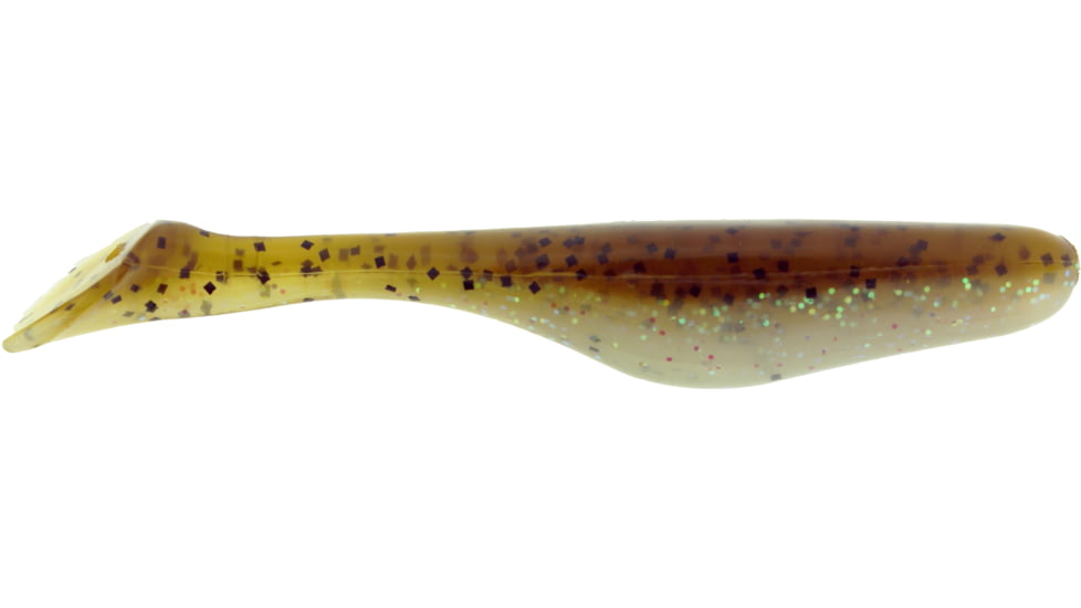 Bass Assassin Lures Turbo Shad Swimbait, 4in, 10 per Pack, Panhandle Moon, 4, TSA30478