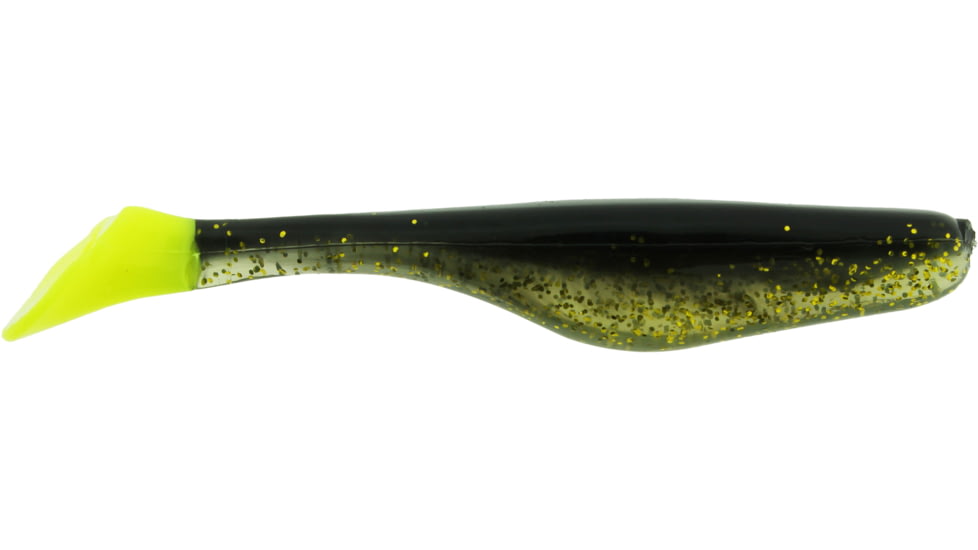Bass Assassin Lures Turbo Shad Swimbait, 4in, 10 per Pack, Texas Roach, 4, TSA30207