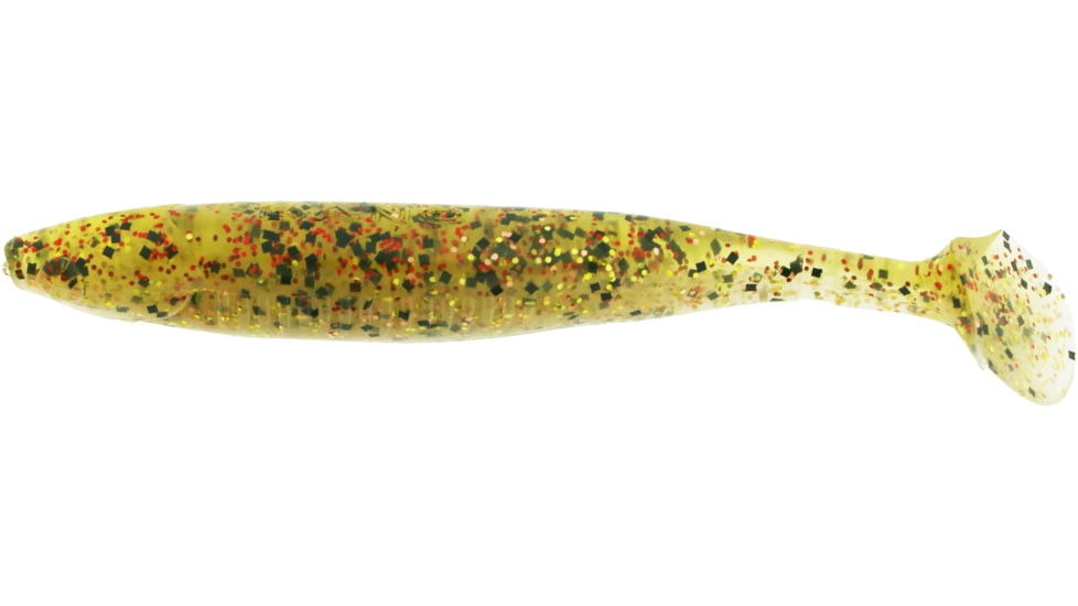 Bass Assassin Walleye Assassin Die Dapper, 3in, 10 per Pack, Houdini, 3, WDD82466