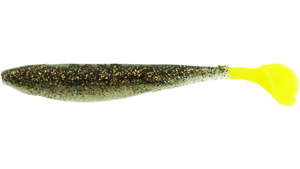 Bass Assassin Walleye Assassin Die Dapper, 3in, 10 per Pack, Mama's Chicken, 3, WDD82266