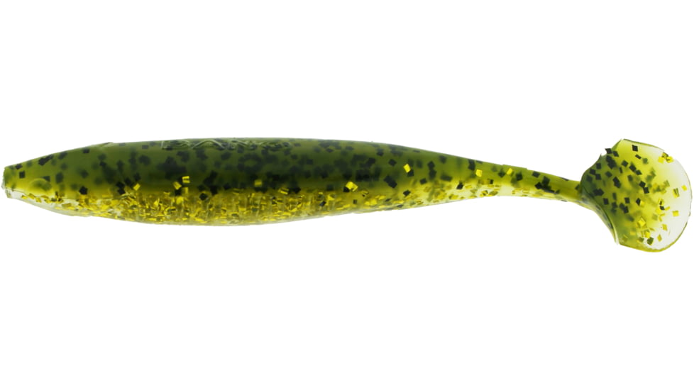 Bass Assassin Walleye Assassin Die Dapper, 3in, 10 per Pack, Melon Shad, 3, WDD82445