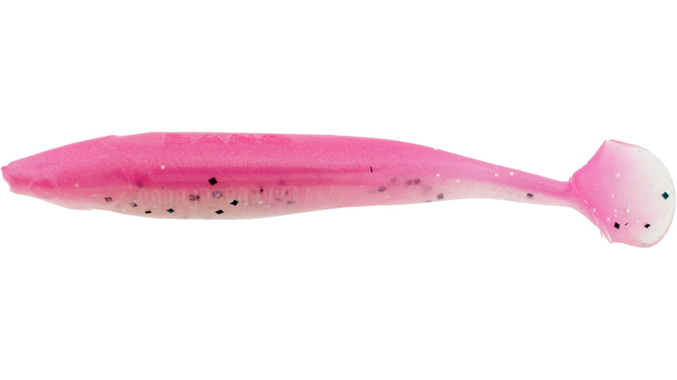 Bass Assassin Walleye Assassin Die Dapper, 3in, 10 per Pack, Pink Ghost, 3, WDD82476