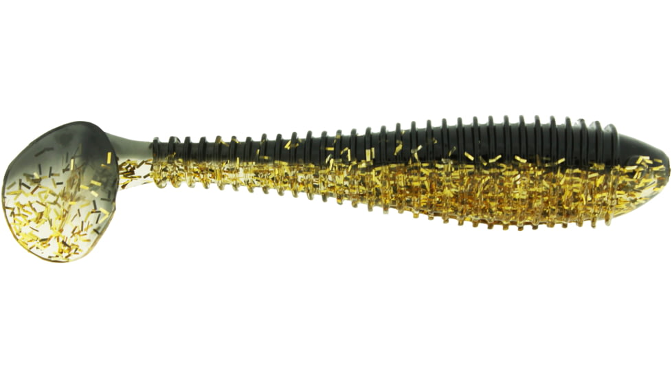 Bass Assassin Walleye Assassin Litl Boss, 3.5in, 6 per Pack, Bounty Hunter, 3.5, WBS31578